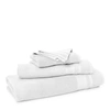Ralph Lauren Wilton Towels & Mat In Solid Paper White