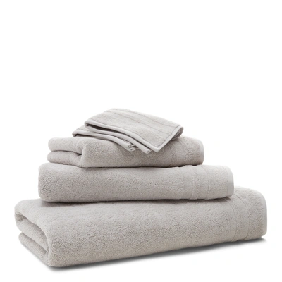 Ralph Lauren Payton Bath Towels & Mat In Stone Gray