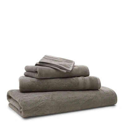 Polo Ralph Lauren Payton Bath Towels & Mat In Pale Flannel