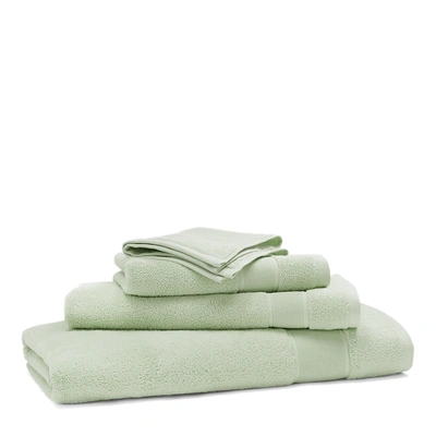 Ralph Lauren Sanders Bath Towels & Mat In Spa Green