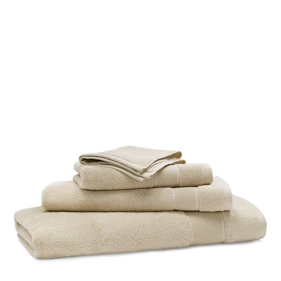Ralph Lauren Sanders Bath Towels & Mat In Solid Tan