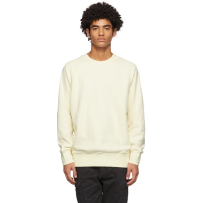 Aimé Leon Dore Aime Leon Dore Off-white Fleece Sweatshirt In Parmesan