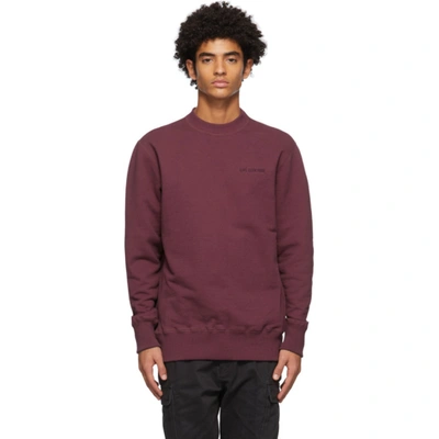 Aimé Leon Dore Aime Leon Dore Purple Logo Sweater In Grape Wine