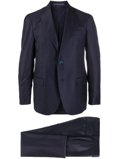 Bagnoli Sartoria Napoli Single Breasted Suit In Blue