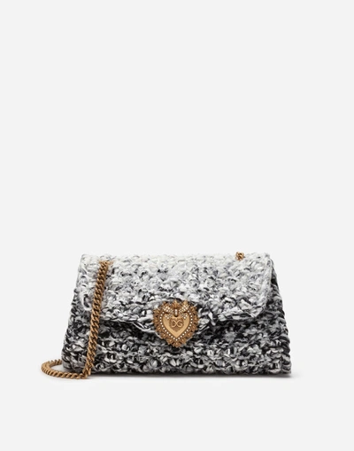 Dolce & Gabbana Large Knit Devotion Shoulder Bag