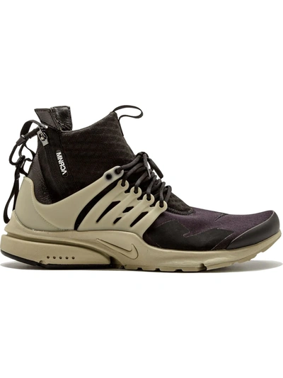 Nike X Acronym Air Presto Mid "black/bamboo" Sneakers