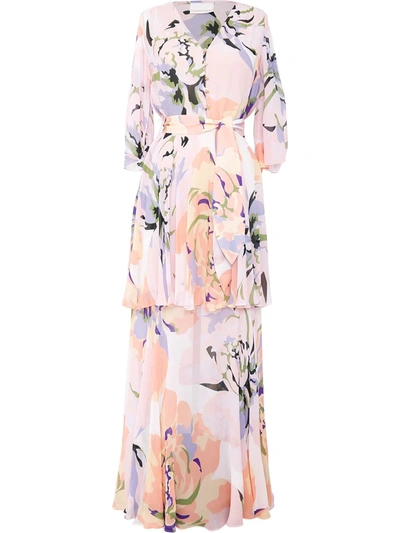 Ginger & Smart Delirium Floral Maxi Dress In Pink