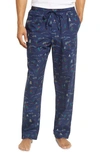 Polo Ralph Lauren Plaid Woven Pajama Pants In Blue Ski Print