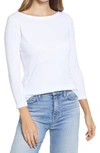 Vineyard Vines Simple Boatneck Tee In Multi