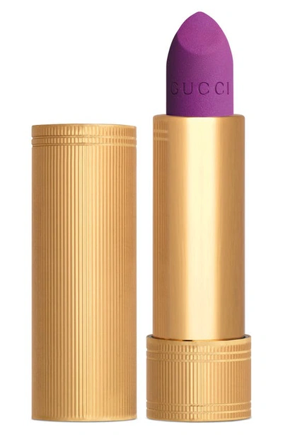 Gucci Rouge A Levres Mat Matte Lipstick In Anne Lilac