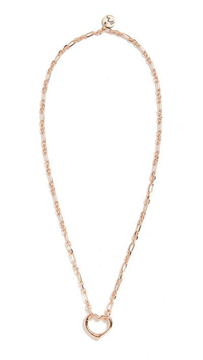 Maison Irem 18k Gold-plated Dare Open Heart Pendant Necklace, 16