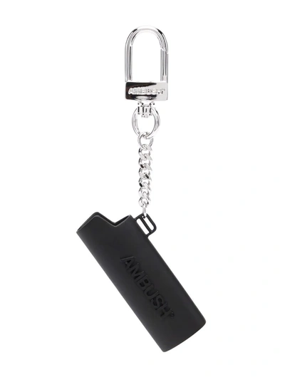 Ambush Case-detail Key Chain In Black