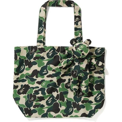 Pre-owned Bape  Abc Bear Eco Bag Green