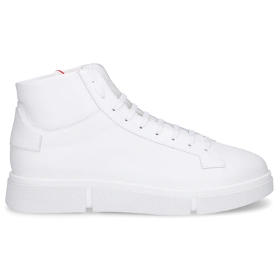 V Design High-top Sneakers High Top In White