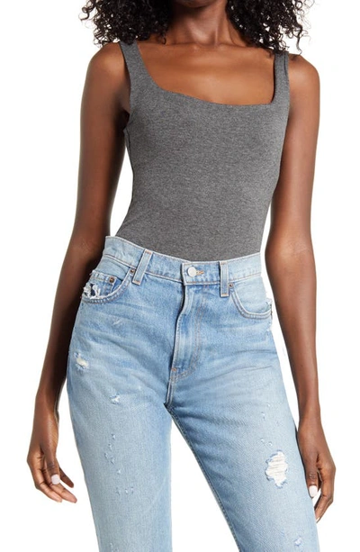Naked Wardrobe Bodysuit In Charcoal