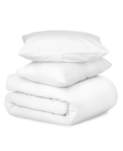 Welhome The  Cozy Full/queen Duvet Set Bedding In White