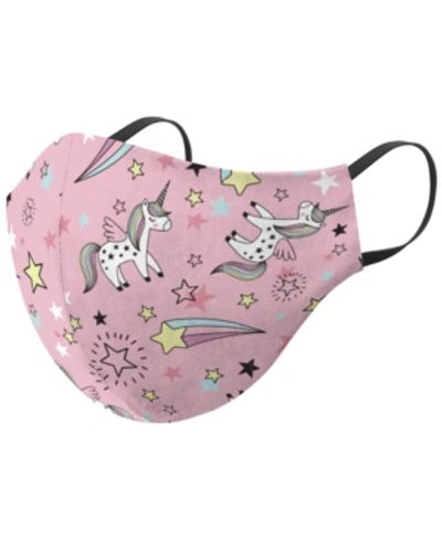 Shedrain Gogo By  Kids Breathable Printed Face Mask In Sparkle