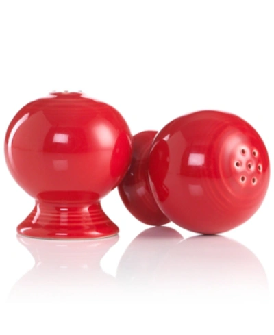 Fiesta Salt And Pepper Shakers Set In Scarlet