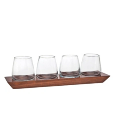 Godinger Novo Magnus Dofs - Set Of 4 In Clear