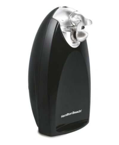 Hamilton Beach Classic Chrome Tall Electric Heavyweight Can Opener With Shutoff In Black