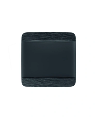 Villeroy & Boch Manufacture Rock Dinner Plate Square In Black