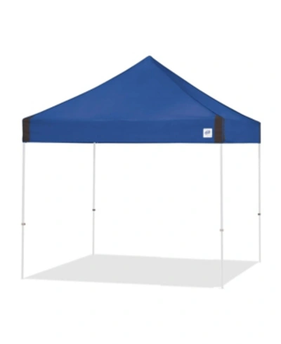 E-z Up Vantage Instant Shelter Straight Leg Portable Popup Canopy Tent 100 Square Feet Of Shade In Royal Blue