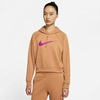Nike Sportswear Swoosh Women's Fleece Hoodie In Brown