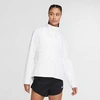Nike Women's Shield Warm Running Jacket In White