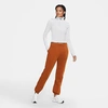 Nike Women's Sportswear Essential Fleece Jogger Pants In Orange