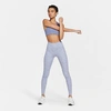 Nike Women's One Luxe Heathered Tights In Blue