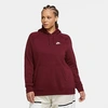 Nike Women's Sportswear Essential Hoodie (plus Size) In Purple