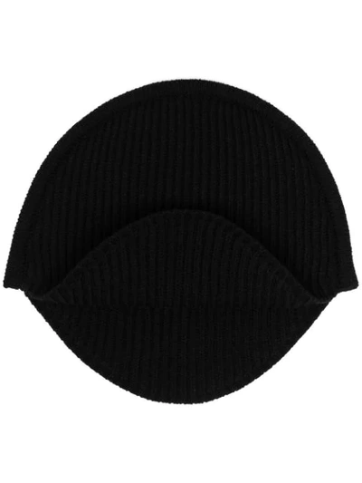Mm6 Maison Margiela Black Acrylic Hat