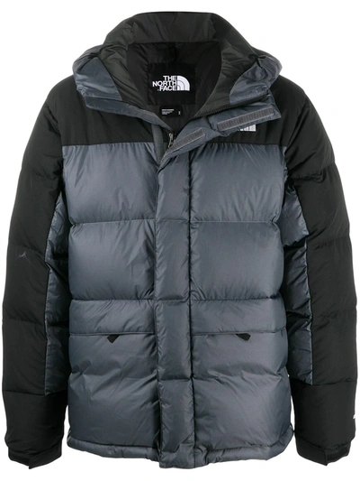 The North Face Two-tone Padded Parka In Purple