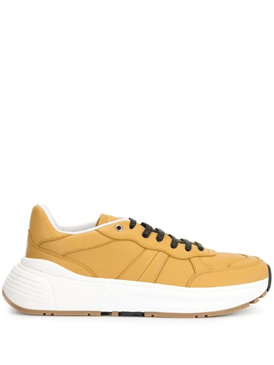 Bottega Veneta Speedster Low-top Sneakers In Yellow