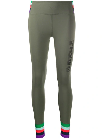Nike Icon Clash Leggings In Green