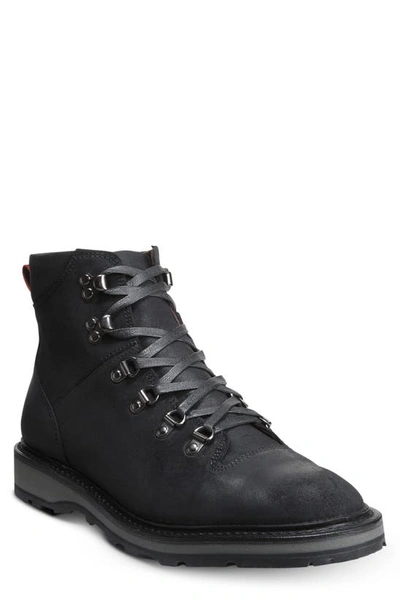 Allen Edmonds Rockies High Waterproof Plain Toe Boot In Black Leather