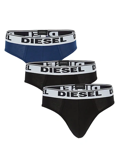 Diesel Logo-waist Stretch Briefs