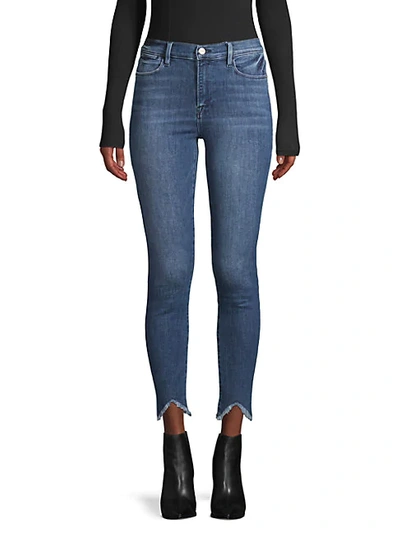 Frame Zip-fly Ankle Jeans