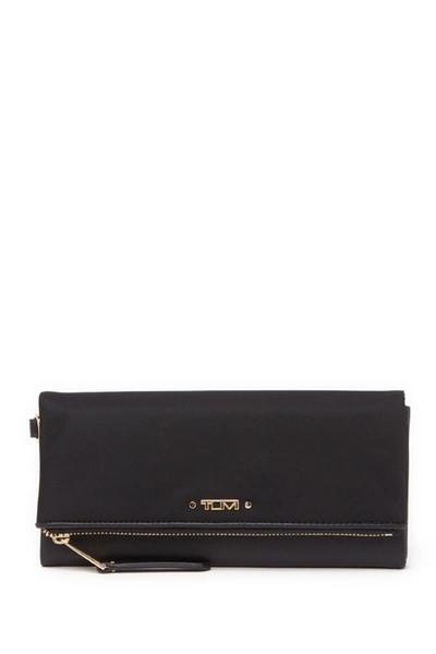 Tumi Continental Foldover Wallet In Black