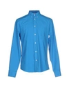 Acne Studios Solid Color Shirt In Azure