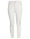 Frame Le High Skinny Coated Cropped Jeans