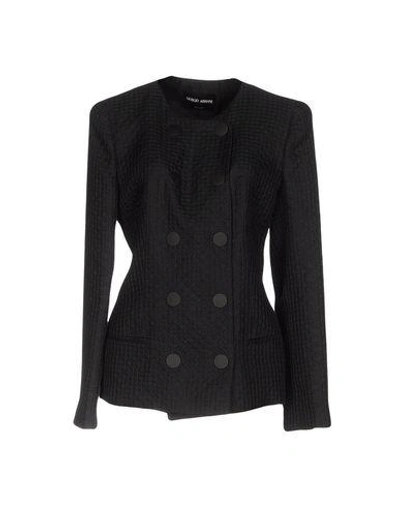 Giorgio Armani Blazers In Black