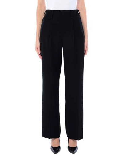 Vince Ankle Zip Utility Pants In Black