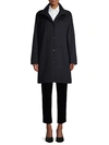 Jane Post Button-front Wool Coat