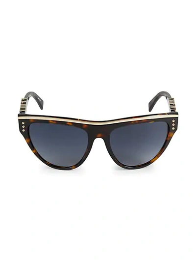 Moschino 56mm Aviator Sunglasses