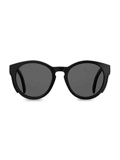 Moschino 51mm Round Shield Sunglasses
