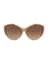 Linda Farrow Novelty 63mm Round Sunglasses