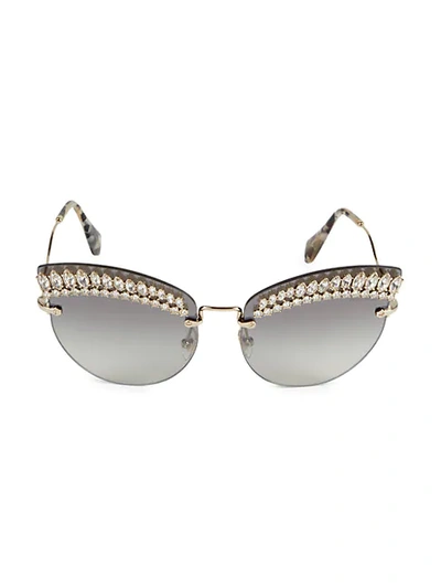 Miu Miu 65mm Cat Eye Sunglasses