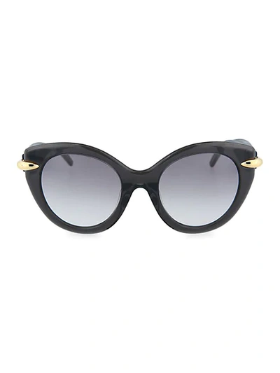 Pomellato 52mm Rounded Cat Eye Sunglasses