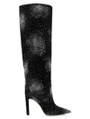 Jimmy Choo Mavis Tall Embellished Suede Boots